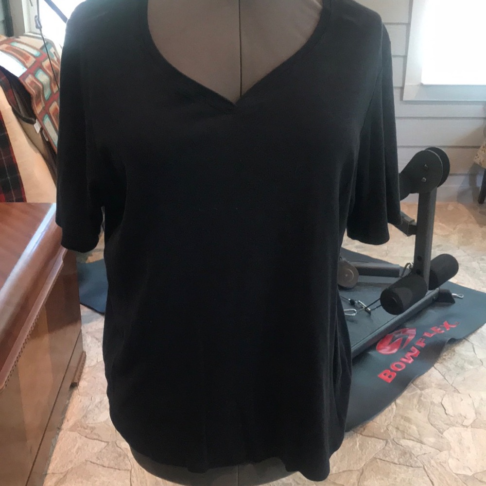 Y.B. Black Tee Shirt Size 2X